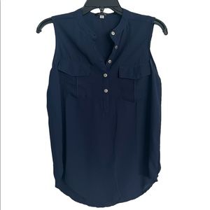 Navy Blue Top